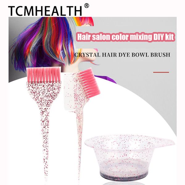 3 pcs professional salon hair coloring dyeing kit - mixing bowl angled comb and brush crystal pearlescent professional hairdressing set
3 pcs professional salon hair coloring dyeing kit - mixing bowl angled comb and brush crystal pearlescent professional hairdressing set