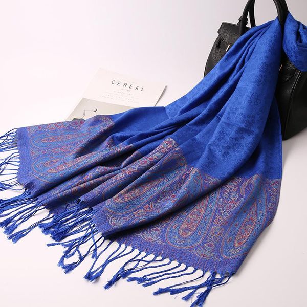 scarves mingjiebihuo fashion women's temperament wild holiday shawl comfortable soft outdoor print fame style long scarf, Blue;gray
scarves mingjiebihuo fashion women's temperament wild holiday shawl comfortable soft outdoor print fame style long scarf, Blue;gray