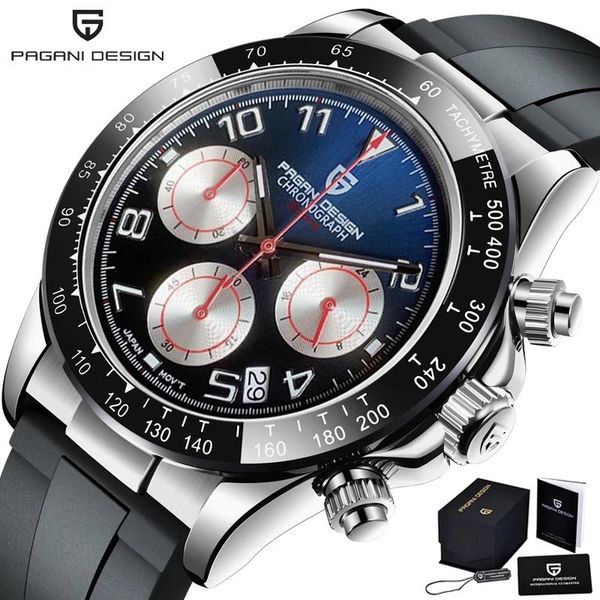 wristwatches original pagani design men quartz watches luxury sapphire glass stainless steel chronograph waterproof ceramic bezel colock, Slivery;brown
wristwatches original pagani design men quartz watches luxury sapphire glass stainless steel chronograph waterproof ceramic bezel colock, Slivery;brown