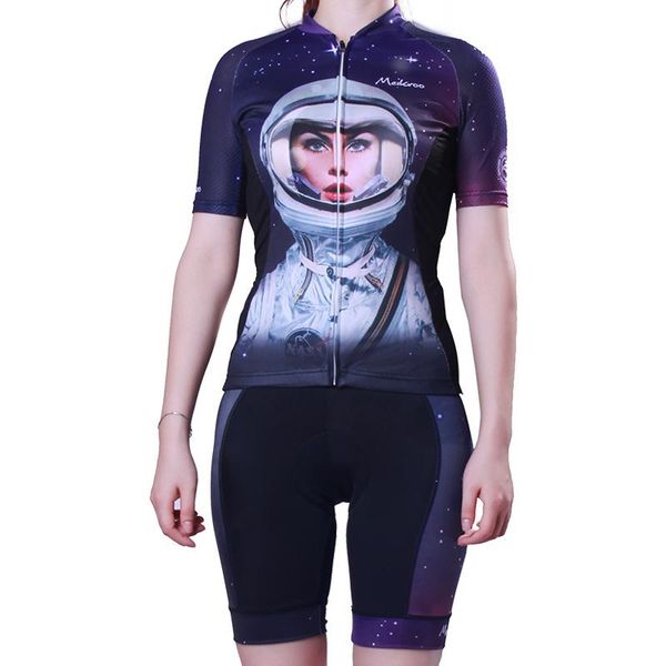 racing sets female astronaut pattern cycling for women quick-dry short sleeve jersey suits mtb bike/bicycle clothing ropa ciclismo, Black;blue
racing sets female astronaut pattern cycling for women quick-dry short sleeve jersey suits mtb bike/bicycle clothing ropa ciclismo, Black;blue