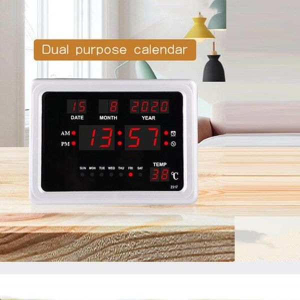 wall clocks electronic clock whole point timekeeping plug-in use digital led temp calendar power-off memory mute table
wall clocks electronic clock whole point timekeeping plug-in use digital led temp calendar power-off memory mute table