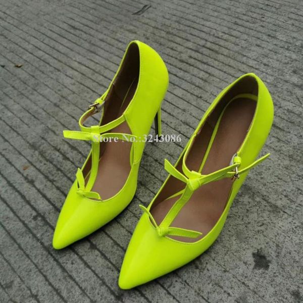 dress shoes fluorescent yellow bowtie stiletto heel pumps women pointed toe t-strap single lady real pos party shoe, Black
dress shoes fluorescent yellow bowtie stiletto heel pumps women pointed toe t-strap single lady real pos party shoe, Black
