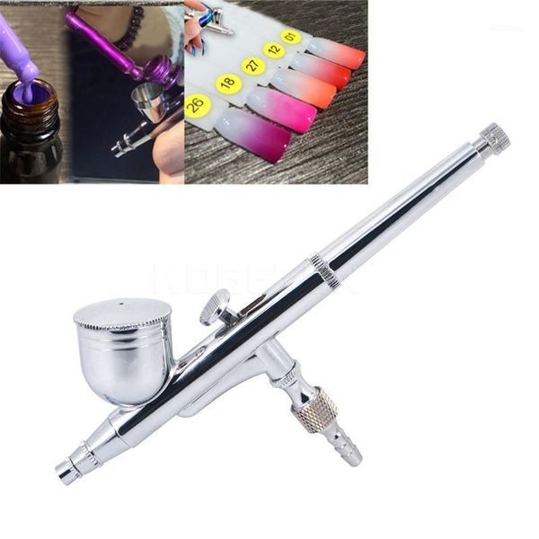wholesale-dual-action aerografo 0.2mm spray gun for nail art/body tattoos spray/ cake/ toy models airbrush kit art craft brush gift1, Silver
wholesale-dual-action aerografo 0.2mm spray gun for nail art/body tattoos spray/ cake/ toy models airbrush kit art craft brush gift1, Silver