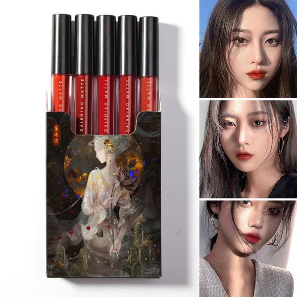 lip gloss 5pcs lipstick velvety set long lasting nonstick cup not fade makeup cosmetics kit for girl women soyw889
lip gloss 5pcs lipstick velvety set long lasting nonstick cup not fade makeup cosmetics kit for girl women soyw889