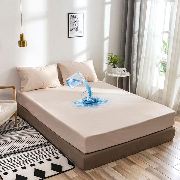 sheets & sets waterproof anti mite mattress protector cover solid fitted sheet protection for woman baby children kids bed linens with elast
sheets & sets waterproof anti mite mattress protector cover solid fitted sheet protection for woman baby children kids bed linens with elast
