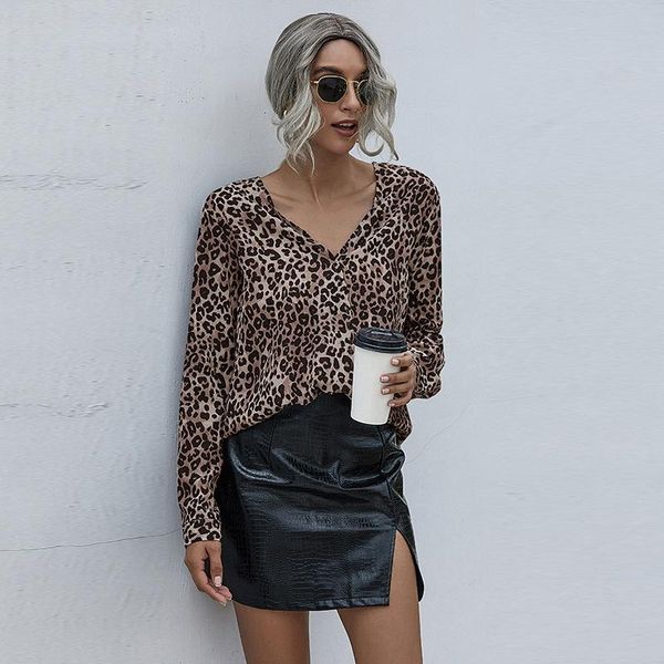 women's t-shirt autumn women v-neck loose chiffon fashion casual long sleeve female leopard pullover 2021 clothing, White
women's t-shirt autumn women v-neck loose chiffon fashion casual long sleeve female leopard pullover 2021 clothing, White