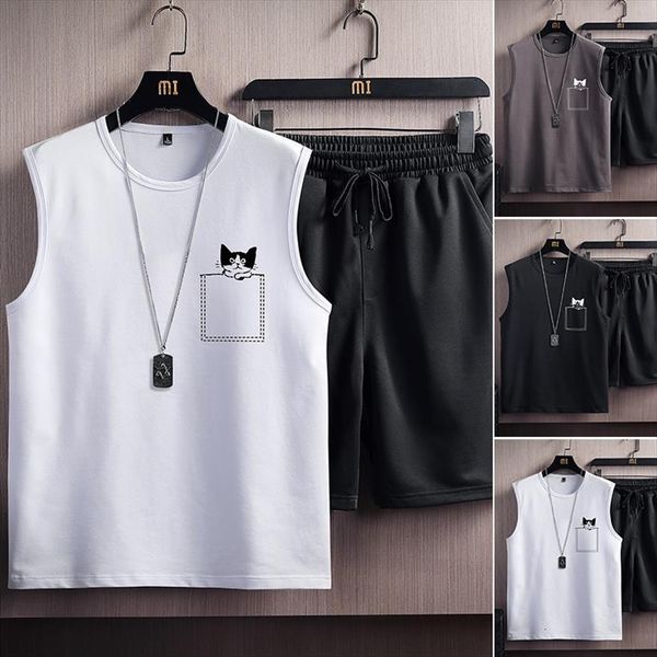 fashion cotton sleeveless shirts men tracksuit tank joggers set fitness singlet bodybuilding gym vest, Gray
fashion cotton sleeveless shirts men tracksuit tank joggers set fitness singlet bodybuilding gym vest, Gray