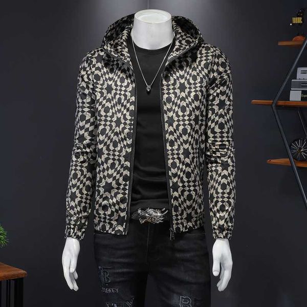 arrival jackets men fashion print jacket hooded zipper casual for men's, Black;brown
arrival jackets men fashion print jacket hooded zipper casual for men's, Black;brown