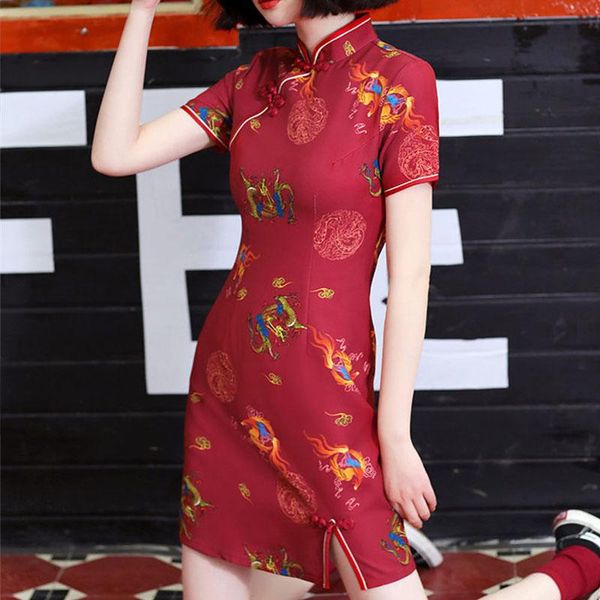 ethnic clothing chinese traditional cheongsam dress retro modern improved cheongsams qipao oriental wedding party floral plus size, Red
ethnic clothing chinese traditional cheongsam dress retro modern improved cheongsams qipao oriental wedding party floral plus size, Red