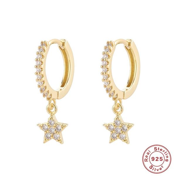hoop & huggie aide 925 sterling silver shiny inlaid micro cubic zircon star earrings ear jewelry for women party gifts, Golden;silver
hoop & huggie aide 925 sterling silver shiny inlaid micro cubic zircon star earrings ear jewelry for women party gifts, Golden;silver
