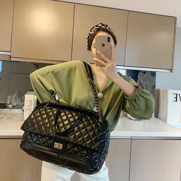 lattice large tote bag 2020 new pu leather womens designer handbag high capacity shoulder messenger bag travel bag
lattice large tote bag 2020 new pu leather womens designer handbag high capacity shoulder messenger bag travel bag