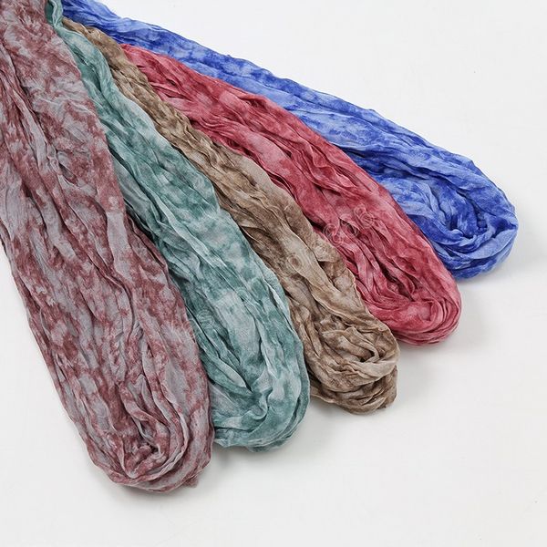 fashion muslim tie-dyed crinkle print hijab scarf women cotton viscose shawls headscarf wraps foulard bandana headband, Blue;gray
fashion muslim tie-dyed crinkle print hijab scarf women cotton viscose shawls headscarf wraps foulard bandana headband, Blue;gray