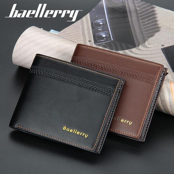 baellerry wallet men's short version multi-card position thin pu leather purse card holders mony bag wallets, Red;black
baellerry wallet men's short version multi-card position thin pu leather purse card holders mony bag wallets, Red;black