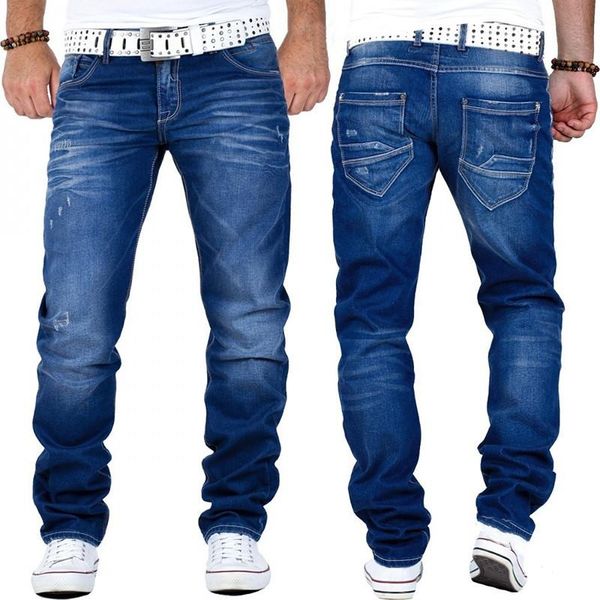 men's jeans casual pants fashion street style straight trousers outdoor wear jogger solid colour stretch cargo, Blue
men's jeans casual pants fashion street style straight trousers outdoor wear jogger solid colour stretch cargo, Blue