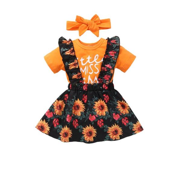 clothing sets 3pcs toddler summer outfits, letters print short sleeves romper + floral suspenders skirt headband for baby girls, 0-18 months, White
clothing sets 3pcs toddler summer outfits, letters print short sleeves romper + floral suspenders skirt headband for baby girls, 0-18 months, White