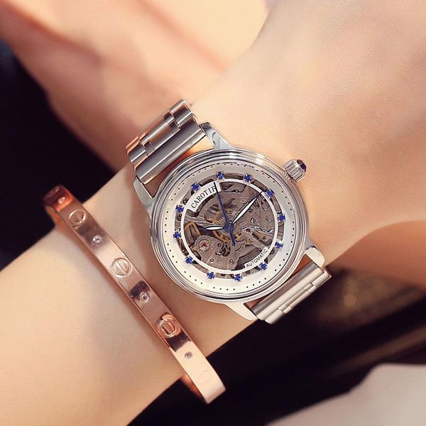 wristwatches women's bracelet watches 30m waterproof mechanical automatic self-wind smart wacth gift, Slivery;brown
wristwatches women's bracelet watches 30m waterproof mechanical automatic self-wind smart wacth gift, Slivery;brown