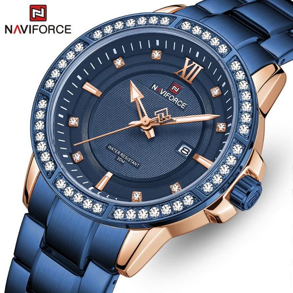wristwatches men watch naviforce fashion luxury business watches brand mens rose gold blue casual wristwatch with date and rhinestone, Slivery;brown
wristwatches men watch naviforce fashion luxury business watches brand mens rose gold blue casual wristwatch with date and rhinestone, Slivery;brown