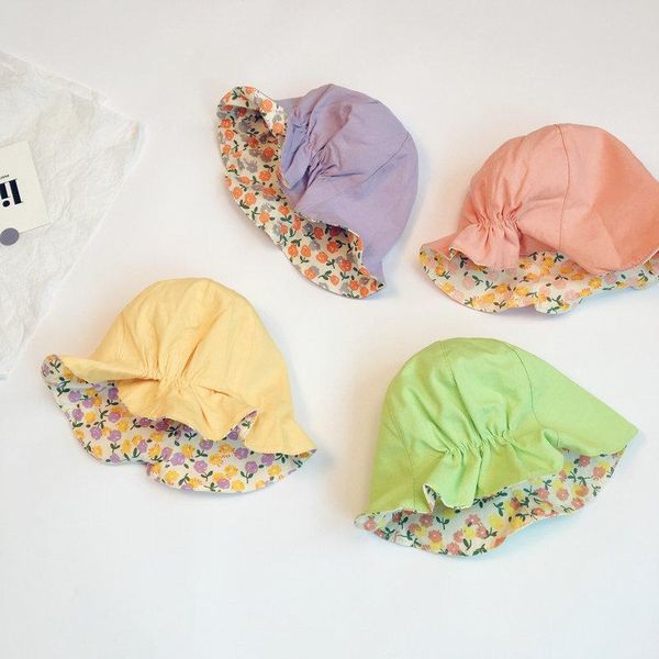 korean floral print double-sided baby girls hats sunbonnet sun fisherman caps infant outdoor beach cap &, Yellow
korean floral print double-sided baby girls hats sunbonnet sun fisherman caps infant outdoor beach cap &, Yellow
