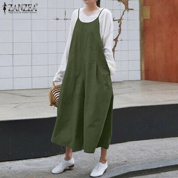 jumpsuit fashion wide leg pants women summer jumpsuits 2021 casual spaghetti strap rompers female solid overalls plus size trouser, Black;white
jumpsuit fashion wide leg pants women summer jumpsuits 2021 casual spaghetti strap rompers female solid overalls plus size trouser, Black;white