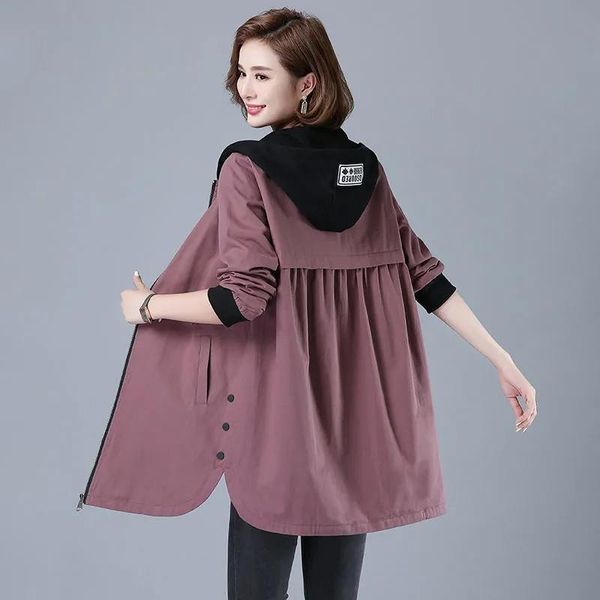women's jackets 2021 autumn women jacket casual basic coat pocket zipper long sleeve female windbreaker loose hooded outwear, Black;brown
women's jackets 2021 autumn women jacket casual basic coat pocket zipper long sleeve female windbreaker loose hooded outwear, Black;brown