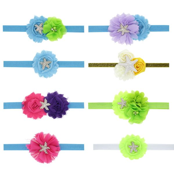 toddler fashion rhinestone starfish flower elastic headband cute princess hairband one hundred days baby pgraphy props, Silver
toddler fashion rhinestone starfish flower elastic headband cute princess hairband one hundred days baby pgraphy props, Silver