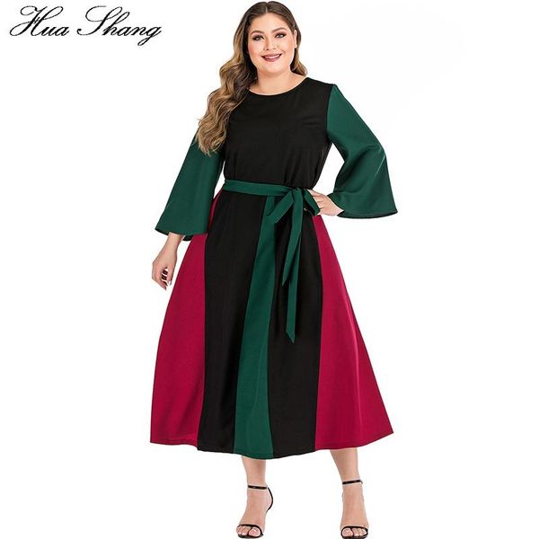 casual dresses contrast color women summer dress plus size 2021 fashion flare long sleeve patchwork maxi ladies tunic beach, Black;gray
casual dresses contrast color women summer dress plus size 2021 fashion flare long sleeve patchwork maxi ladies tunic beach, Black;gray
