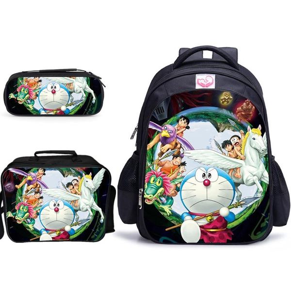 backpack 3 pcs/set 16 inch doraemon children school bags boys girls orthopedic backpacks book satchel knapsack mochila
backpack 3 pcs/set 16 inch doraemon children school bags boys girls orthopedic backpacks book satchel knapsack mochila