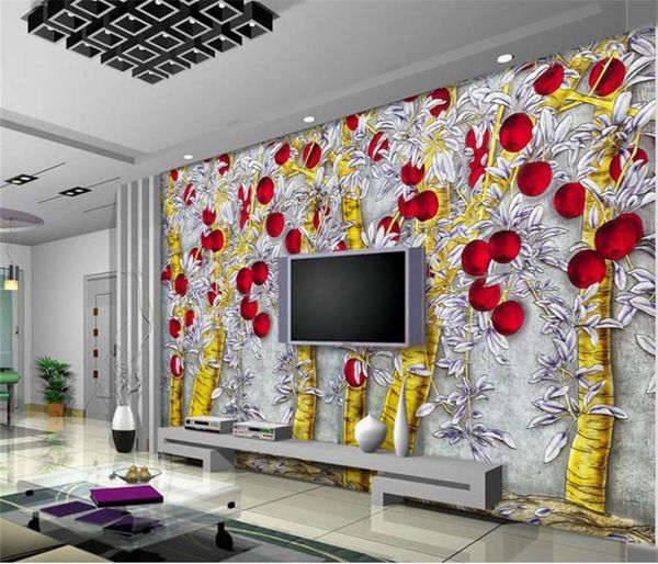 wallpapers 3d wallpaper po custom size mural living room golden apple tree painting sofa tv background for walls
wallpapers 3d wallpaper po custom size mural living room golden apple tree painting sofa tv background for walls