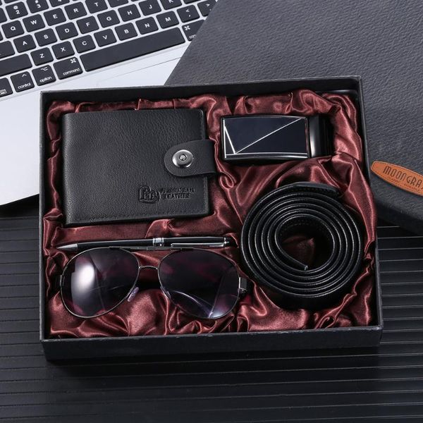wristwatches fashion exquisite gift set purple lens glasses+belt+pen+personalized wallet (4 pcs/set) trending products personalized, Slivery;brown
wristwatches fashion exquisite gift set purple lens glasses+belt+pen+personalized wallet (4 pcs/set) trending products personalized, Slivery;brown