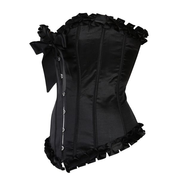 ruffle trim overbust corset and bustier lace up boned waist cincher lingerie outwear plus size s-2xl, Black;white
ruffle trim overbust corset and bustier lace up boned waist cincher lingerie outwear plus size s-2xl, Black;white