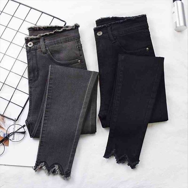 Women Jeans High Elastic Stretch Jeans Female Washed Denim Skinny Female Ankle Pencil Pants Stretch Streetwear Trousers, Blue
Women Jeans High Elastic Stretch Jeans Female Washed Denim Skinny Female Ankle Pencil Pants Stretch Streetwear Trousers, Blue