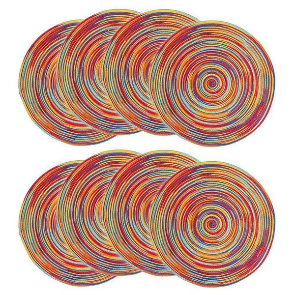 mats & pads placemats,colorful round braided placemats,heat resistant insulation anti-skidding non-slip (15 inches, 8 pcs)
mats & pads placemats,colorful round braided placemats,heat resistant insulation anti-skidding non-slip (15 inches, 8 pcs)