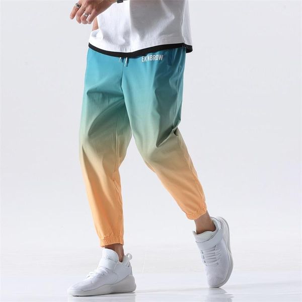 summer men jogger pants hip hop streetwear gradient color ankle length baggy trousers male casual harem men's, Black
summer men jogger pants hip hop streetwear gradient color ankle length baggy trousers male casual harem men's, Black