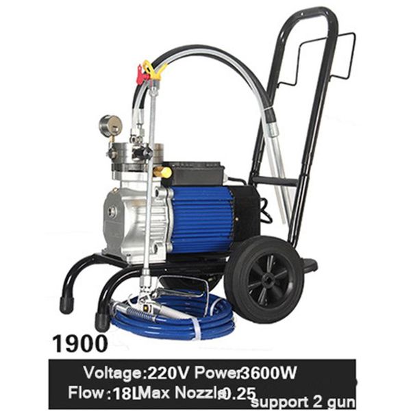 professional spray guns airless paint machine high pressure electronic sprayer 3600w
professional spray guns airless paint machine high pressure electronic sprayer 3600w