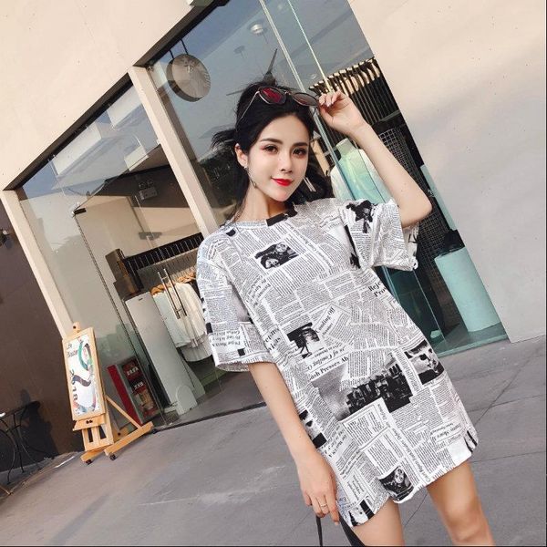 womens women t shirts paper long style letters print short sleeve harajuku college graphic tees woman summer sp435, White
womens women t shirts paper long style letters print short sleeve harajuku college graphic tees woman summer sp435, White