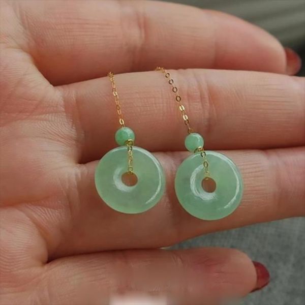 dangle & chandelier designer original natural jade and chalcedony safe buckle earrings elegant charm creative retro female silver jewelry
dangle & chandelier designer original natural jade and chalcedony safe buckle earrings elegant charm creative retro female silver jewelry