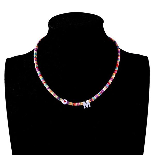 chokers bohemian beaded choker necklace for women diy 26 initial letter shell pendant handmade colorful stone summer beach neck chain, Golden;silver
chokers bohemian beaded choker necklace for women diy 26 initial letter shell pendant handmade colorful stone summer beach neck chain, Golden;silver