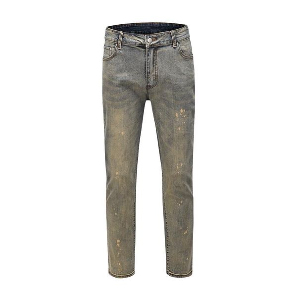men's jeans harajuku high street washed retro splash ink mens stretch slim pencil pants plus size hip hop loose denim trousers, Blue
men's jeans harajuku high street washed retro splash ink mens stretch slim pencil pants plus size hip hop loose denim trousers, Blue