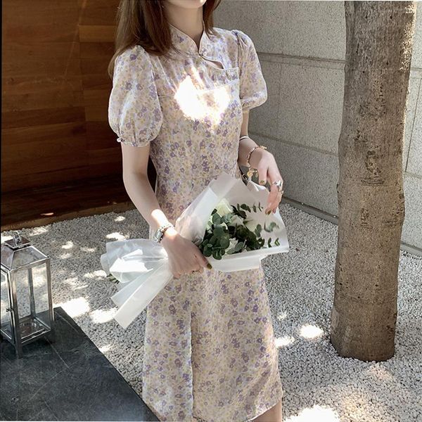ethnic clothing 2021 chinese style clothes for lady high waist split cheongsam skirt women's spring bubble sleeve retro floral chiffon, Red
ethnic clothing 2021 chinese style clothes for lady high waist split cheongsam skirt women's spring bubble sleeve retro floral chiffon, Red