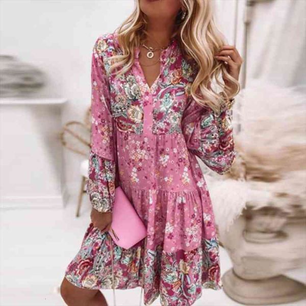 boho retro floral print pleated women dress party spring v neck elegant office lady flare sleeve vestid, Black;gray
boho retro floral print pleated women dress party spring v neck elegant office lady flare sleeve vestid, Black;gray