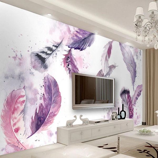 wallpapers custom self-adhesive waterproof mural wallpaper 3d hand painted feathers abstract art fresco living room tv bedroom wall sticker
wallpapers custom self-adhesive waterproof mural wallpaper 3d hand painted feathers abstract art fresco living room tv bedroom wall sticker