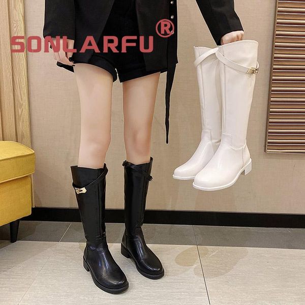 boots autumn and winter below the knee long high tube flat biker internet celebrity white female, Black
boots autumn and winter below the knee long high tube flat biker internet celebrity white female, Black