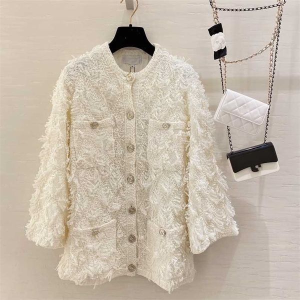 brand designers white cardigan mujer loose casual o-neck tassel knitted sweater women korean fashion autumn winter clothes 211011, White;black
brand designers white cardigan mujer loose casual o-neck tassel knitted sweater women korean fashion autumn winter clothes 211011, White;black
