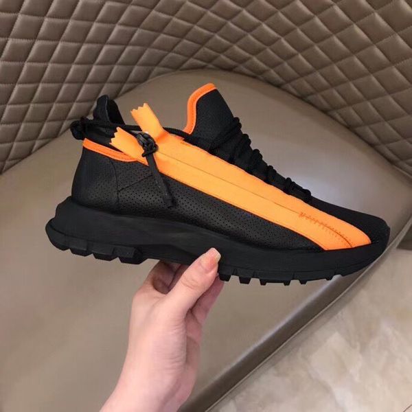 fashion sneaker men casual shoes genuine leather mesh pointed race runner shoes outdoors trainers with box 38-45, Black
fashion sneaker men casual shoes genuine leather mesh pointed race runner shoes outdoors trainers with box 38-45, Black