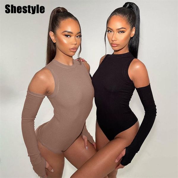 shestyle bodysuits women 2021 rib-knitted elastic solid code shoulder long sleeve spring trendy round neck glamerous bodyby ai, Black;white
shestyle bodysuits women 2021 rib-knitted elastic solid code shoulder long sleeve spring trendy round neck glamerous bodyby ai, Black;white