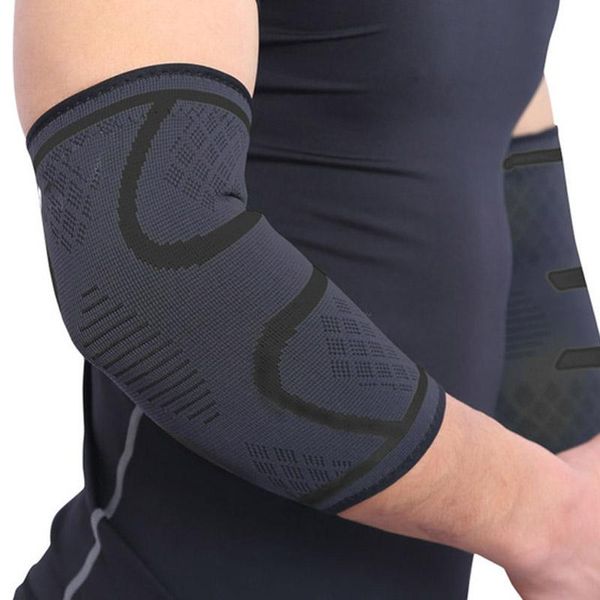 compression elbow support pads elastic brace for men women basketball volleyball fitness protector arm sleeves & knee, Black;gray
compression elbow support pads elastic brace for men women basketball volleyball fitness protector arm sleeves & knee, Black;gray
