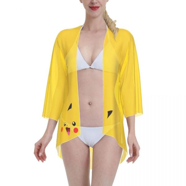 women's swimwear 2021 women swimsuit kimono cardigan anime costume pika summer bathing suit blouse, White;black
women's swimwear 2021 women swimsuit kimono cardigan anime costume pika summer bathing suit blouse, White;black