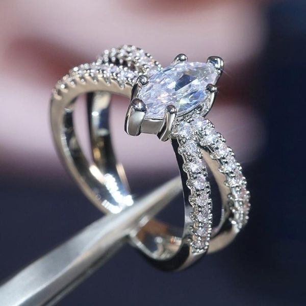 wedding rings caoshi delicate oval zirconia crystal for women silver color cross band ring fashion, Slivery;golden
wedding rings caoshi delicate oval zirconia crystal for women silver color cross band ring fashion, Slivery;golden