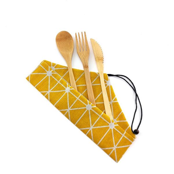 bamboo utensils set 3-piece travel utensil eco-friendly cutlery portable and reusable with cloth bag dinnerware sets
bamboo utensils set 3-piece travel utensil eco-friendly cutlery portable and reusable with cloth bag dinnerware sets