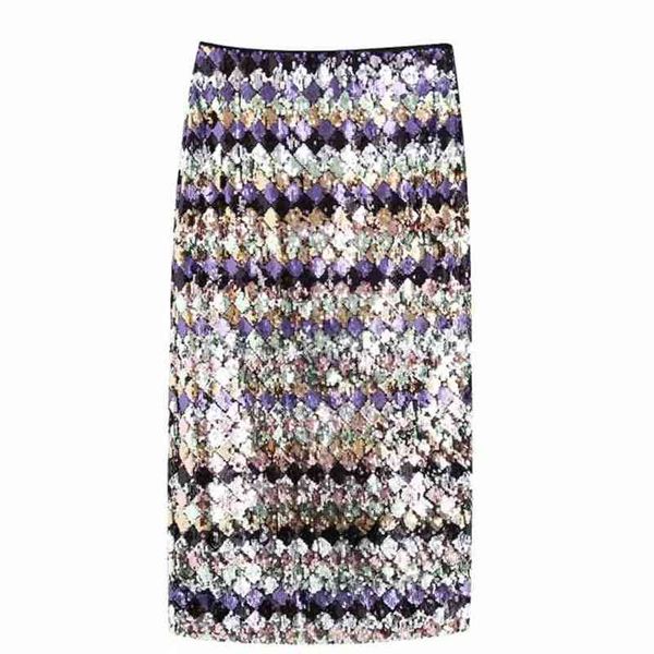 women fashion sequins color matching geometric pattern straight skirt faldas mujer ladies back zplit chic midi skirts qun533 210420, Black
women fashion sequins color matching geometric pattern straight skirt faldas mujer ladies back zplit chic midi skirts qun533 210420, Black